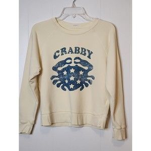 Mother Women Crabby Sweatshirt Size S